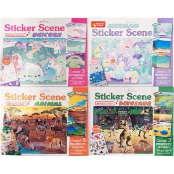 Стикери комплект 3 сцени 2980