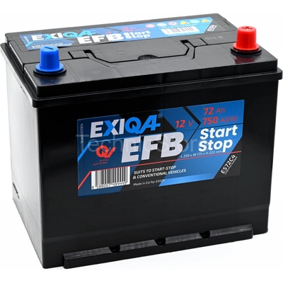 Exiqa EFB 12V 72Ah 750A E572C4