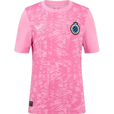 Castore Club Brugge KV Goalkeeper Jersey 2024/25 Kids rúžová