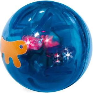 Ferplast Balls - Забавна котешка играчка - две мигащи топки с LED светлина, 4 см