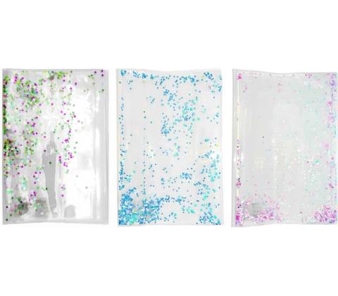 Obal na sešit A4 glitter