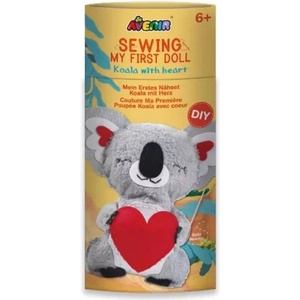 Edu Toys Avenir: Комплект за ушиване на плюшена играчка - коала със сърчице (AvenirCH201618)
