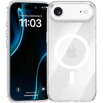 Benks Хибриден удароустойчив кейс с MagSafe за iPhone 17 Air - Benks Magnetic Crystal Camera Control Button Case (прозрачен)