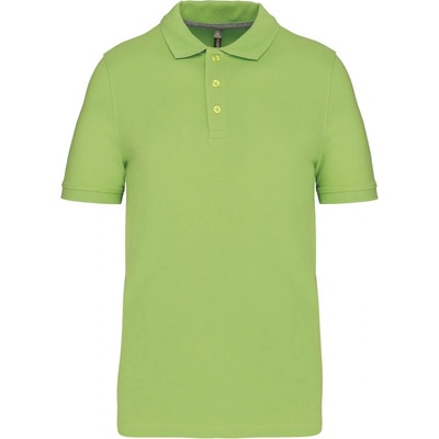 Kariban polokošile K241 krátký rukáv pánská lime zelená