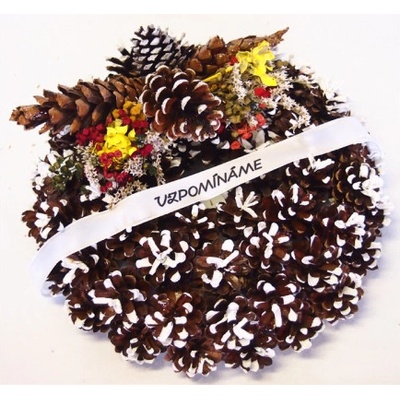 Věneček ŠIŠKOVÝ melírovaný d20cm