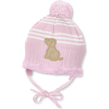 Sterntaler Зимна плетена шапка за момичета с кученце, Sterntaler