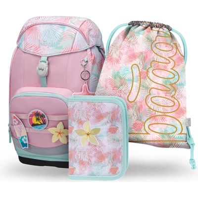 BAAGL SET 3 Airy Plus Sunset: раница, пенал, торба BAAGL | Rozov | Момичешки | UNI