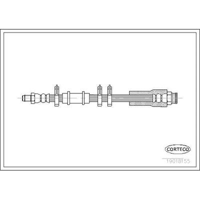 Brzdová hadica CORTECO 19018155