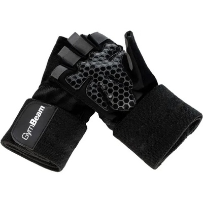 GymBeam Дамски ръкавици за фитнес Guard Black - GymBeam