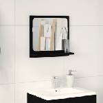 vidaXL Огледало за баня, черен дъб, 40x10, 5x37 см, инженерно дърво (862524)