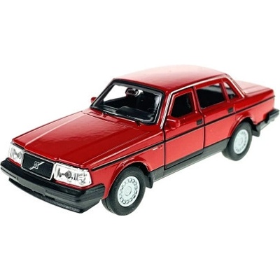 Welly Volvo 240 GL code 43784 modely aut červená 1:34