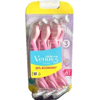 Gillette Venus 3 Colors 6 ks