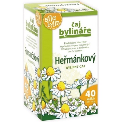 Čaj bylináře Heřmánkový nálevové sáčky 40 x 1,6 g