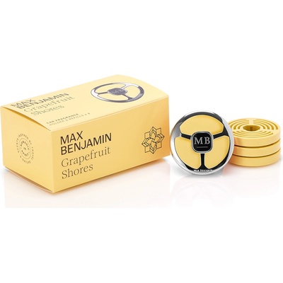 Max Benjamin Ароматизатор за кола Max Benjamin Grapefruit Shores с вложки 5 части (RB-CFGB09)