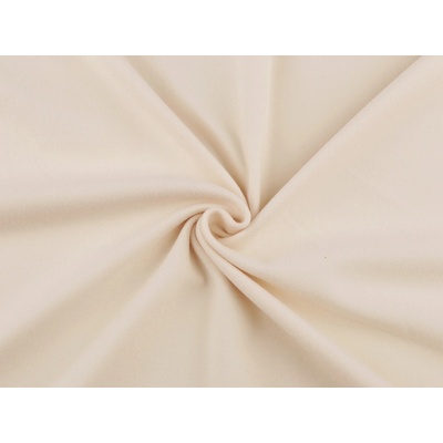 Prima-obchod Oděvní soft fleece, barva 2(43) (305 g/m²) krémová světlá