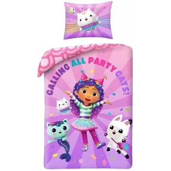 Halantex Къщата на Габи: Спално бельо комплект - 140 x 200 см, 70 x 90 см (GAB-0820BL)