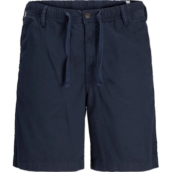 Image 1 of Jack and Jones Юношески къси панталони Jack and Jones Men's Junior Linen Chino Shorts - Dark Navy