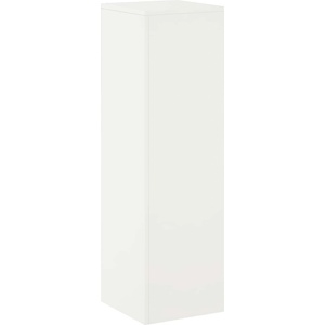 vidaXL Стойка за растения Бяло 30 x 30 x 100 см Стомана (8012504)