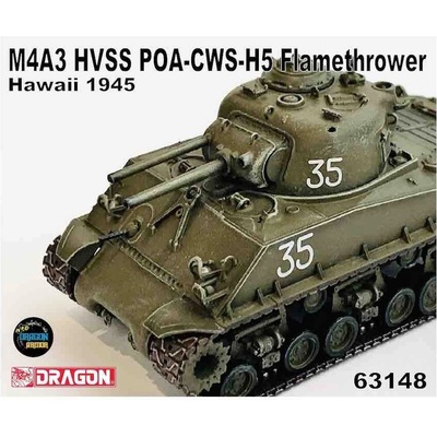 Dragon M4A3 HVSS POACWSH5 Flamethrower US Army, Hawaii 1945 1:72