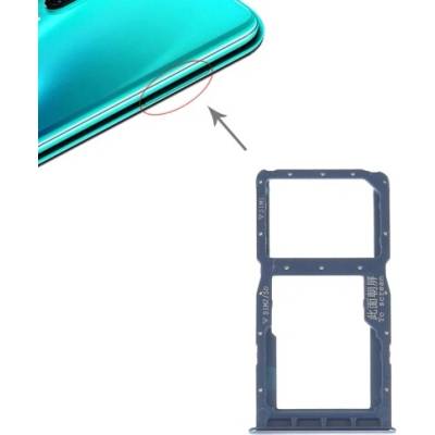 Huawei P30 Lite Držiak SIM a SD karty Dual modrá farba