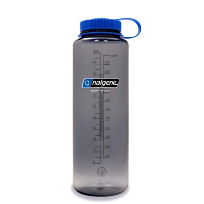 Nalgene Бутилка NALGENE Wide Mouth Silo Sustain 1.5 L gray blue