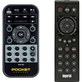 GENERAL Imperial DABMAN i510 BT - дистанционно управление дубликат (Imperial DABMAN i510 BT)