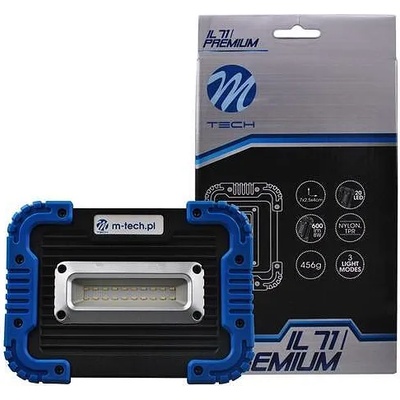 m-tech il71 акумулаторна led лампа 20smd (il71)