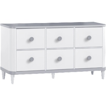 Carmen Скрин за дрехи с шест чекмеджета aden (3575810)