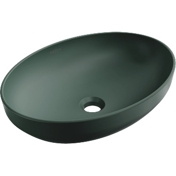 Mexen Cornelia мивка над плот 50 x 37 cm, тъмно зелена мат - 21885047 (21885047)