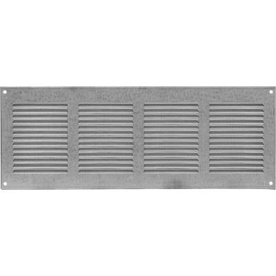 Ventishop KVMp 400x150 kovová hranatá větrací mřížka se síťkou, pozink. ocel