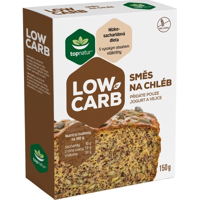 Topnatur Low Carb Směs na chléb 150 g – Zboží Mobilmania