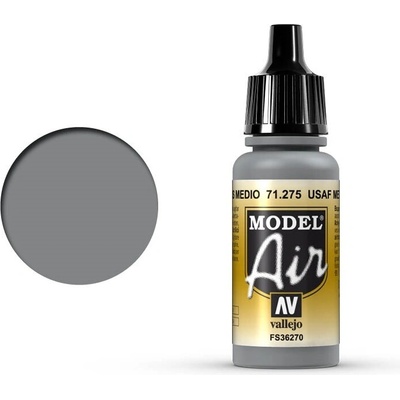 Vallejo Farba Model Air USAF Medium Grey 17ml