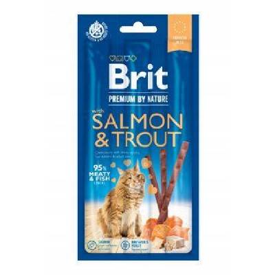 Brit Premium by Nature Cat Sticks with Salmon & Trout 3 ks