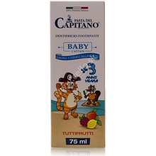 Pasta del Capitano Baby 3+ Tuttifruti detská zubná pasta 75 ml
