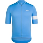 Rapha Мъжка фланелка с къс ръкав за колоездене Rapha Core Jersey Cycling jersey - Cornflower / White (056-3756-2112)