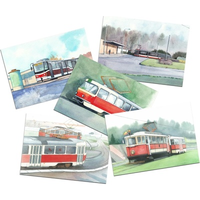Dopravní svět Pohlednice (5 ks)