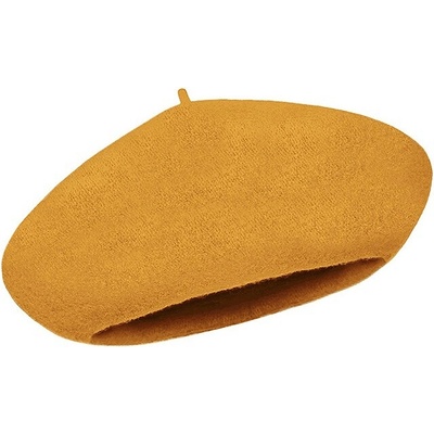 Rabionek dámský vlněný baret Alice hořčicový