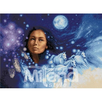 Milena Style Лунен сън - гоблен със схема конци dmc 1: 1