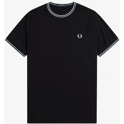 Fred Perry Тениска Fred Perry Twin Tipped T-Shirt - Black Q46
