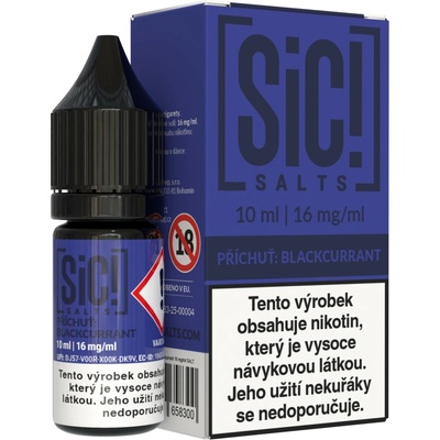 Sic!Salts Blackcurrant 10 ml 16 mg