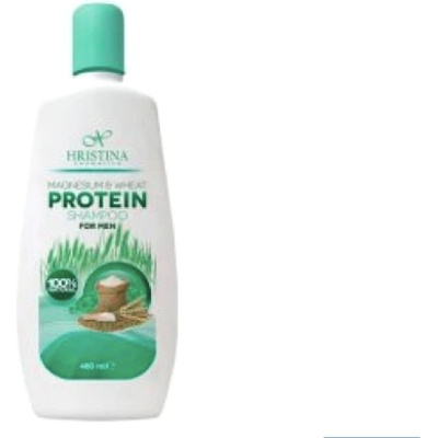 Hristina šampon s hořčíkem a pšeničným proteinem pro muže 400 ml