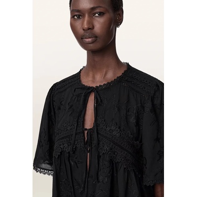 AllSaints блуза дамска от памук LILLITH (W047PE)