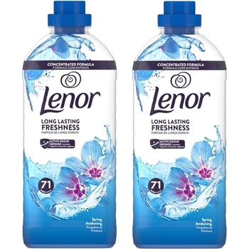 Lenor Spring Awakening, омекотител, 142 пранета, 2 х 1.491л, 2.982 л (8700216964197)