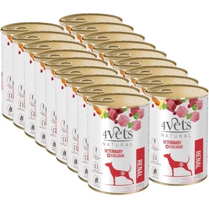 4Vets NATURAL 4Vets за кучета Renal 18x400g