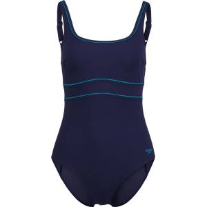 Speedo Дамски бански костюм Speedo Women's Shaping Contoureclipse Swimsuit - Peacoat / Peacock Teal - размер 46 (EU) (150-4410-0416)
