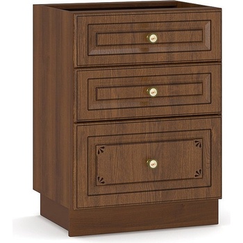 ЕВРОМАР Долен шкаф grand new 60 см с три чекмеджета