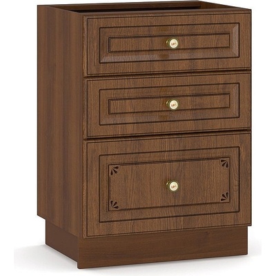 ЕВРОМАР Долен шкаф grand new 60 см с три чекмеджета