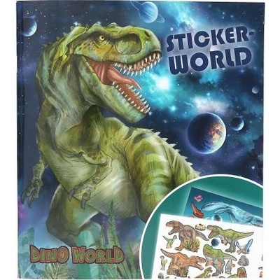 Top Model kreativní sešit se samolepkami dino world