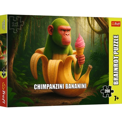 Trefl - Puzzle BrainRots: Chimpanzini Bananini - 200 piese