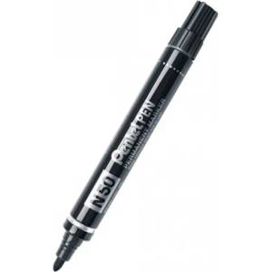 Pentel Маркер Pentel N50, черен, от 1.5 до 2.5 mm, перманентен (OK26867)